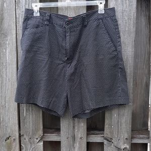 Urban Outfitters High Waist Navy Blue Polka Dot